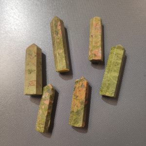 Small towers in unakite